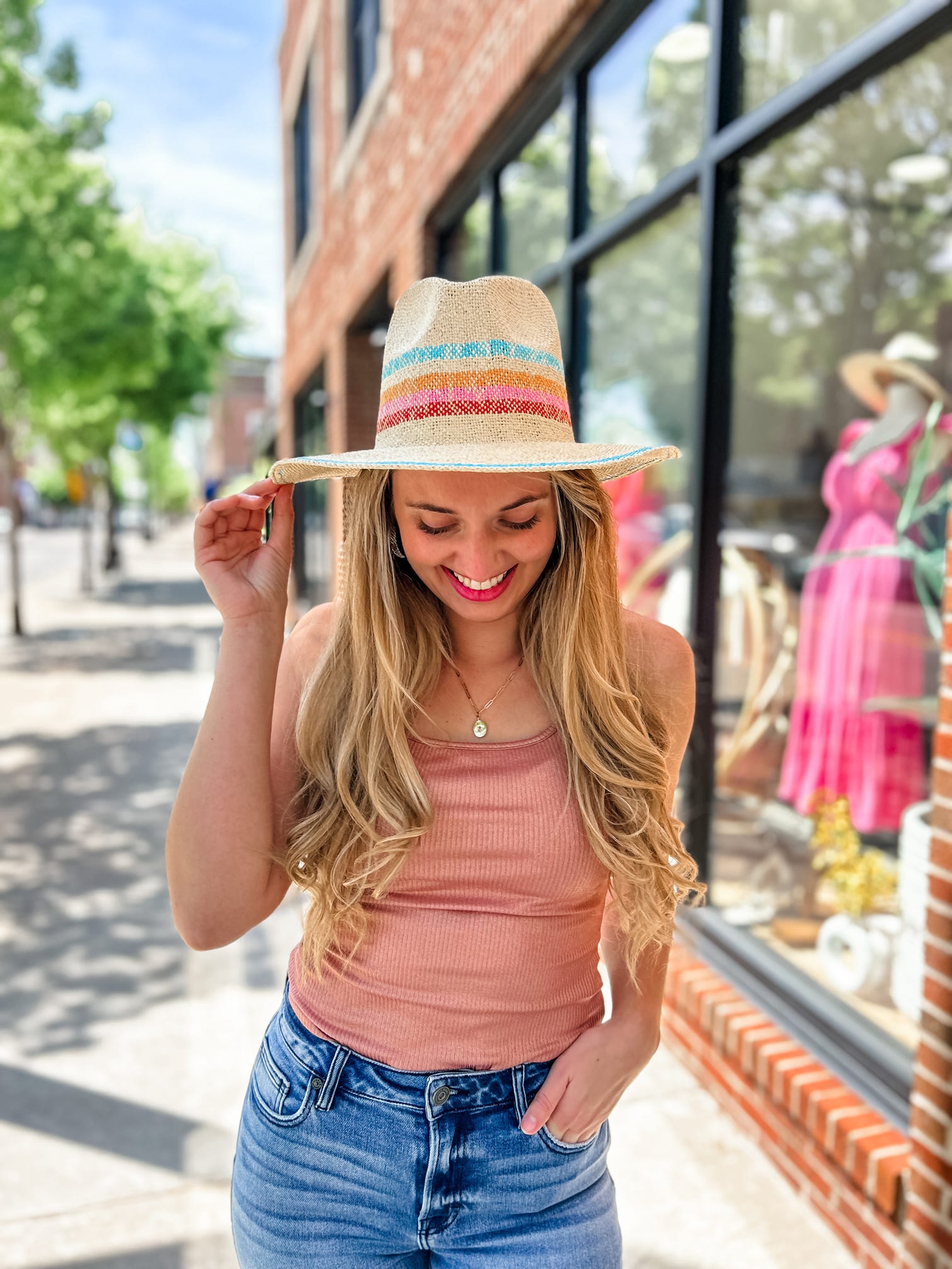 Alexis Colorful Beach Hat