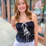 Tie the Knot Mesh Top-Tops - Tanks-So Me-Peachy Keen Boutique, Women's Fashion Boutique, Located in Cape Girardeau and Dexter, MO