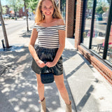 Black Quilted Braided Strap Purse-Bags - Purses & Handbags-Golden Stella-Peachy Keen Boutique, Women's Fashion Boutique, Located in Cape Girardeau and Dexter, MO