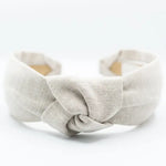 Katherine Neutral Linen Headband-Accessories - Hair-Jocelyn-Peachy Keen Boutique, Women's Fashion Boutique, Located in Cape Girardeau and Dexter, MO