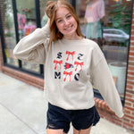 SEMO & Bows Crewneck-Tops - Sweatshirts-Peachy Keen Boutique-Peachy Keen Boutique, Women's Fashion Boutique, Located in Cape Girardeau and Dexter, MO