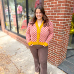 Kenli Checkered Cardigan-Tops - Cardigans-Anniewear-Peachy Keen Boutique, Women's Fashion Boutique, Located in Cape Girardeau and Dexter, MO