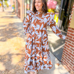 Christina Floral Midi Dress-Dresses-Jodifl-Peachy Keen Boutique, Women's Fashion Boutique, Located in Cape Girardeau and Dexter, MO