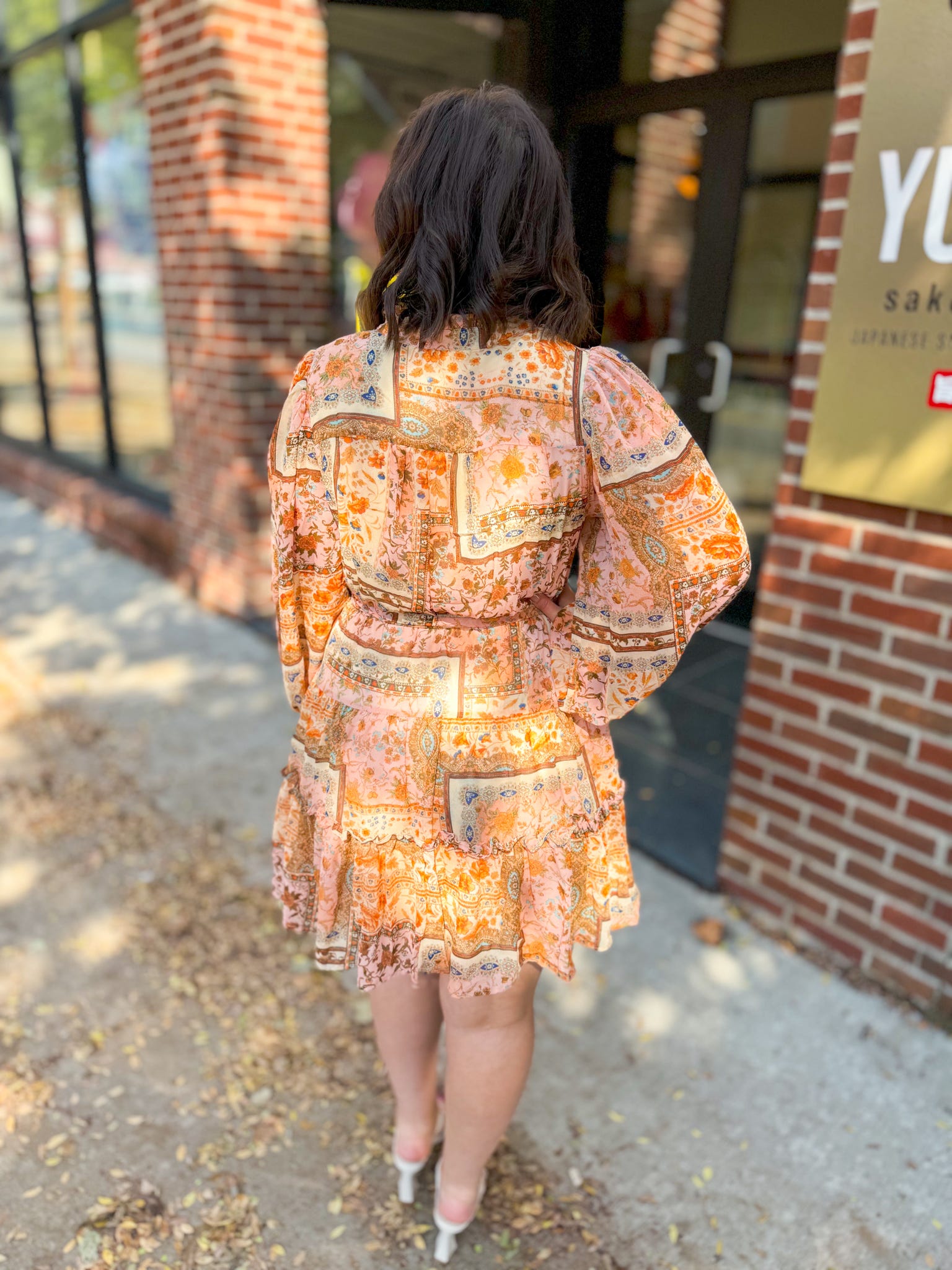 Evie Dusty Pink Patch Dress-Dresses-&Merci-Peachy Keen Boutique, Women's Fashion Boutique, Located in Cape Girardeau and Dexter, MO