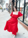 The Summer Romance Dress, Red-181 Casual Dress-Entro-Peachy Keen Boutique, Women's Fashion Boutique, Located in Cape Girardeau and Dexter, MO