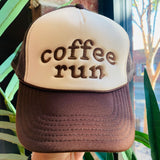 Coffee Run Trucker Hat-Accessories - Hats-Peachy Keen Boutique-Peachy Keen Boutique, Women's Fashion Boutique, Located in Cape Girardeau and Dexter, MO