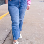 Hidden | Tracey High Rise Straight Fit Jeans-Bottoms - Denim-Hidden-Peachy Keen Boutique, Women's Fashion Boutique, Located in Cape Girardeau and Dexter, MO