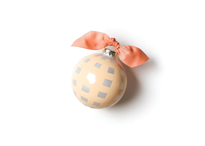 Welcome Baby Girl Gingham Glass Ornament-310 Home-Happy Everything-Peachy Keen Boutique, Women's Fashion Boutique, Located in Cape Girardeau and Dexter, MO