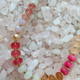 Beckie Beaded Necklace, Pink-Jewelry - Necklaces-Kenze Panne-Peachy Keen Boutique, Women's Fashion Boutique, Located in Cape Girardeau and Dexter, MO