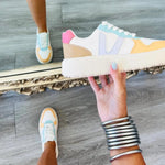 Penelope Muted Colorblock Sneaker-Shoes - Sneakers-Makers-Peachy Keen Boutique, Women's Fashion Boutique, Located in Cape Girardeau and Dexter, MO