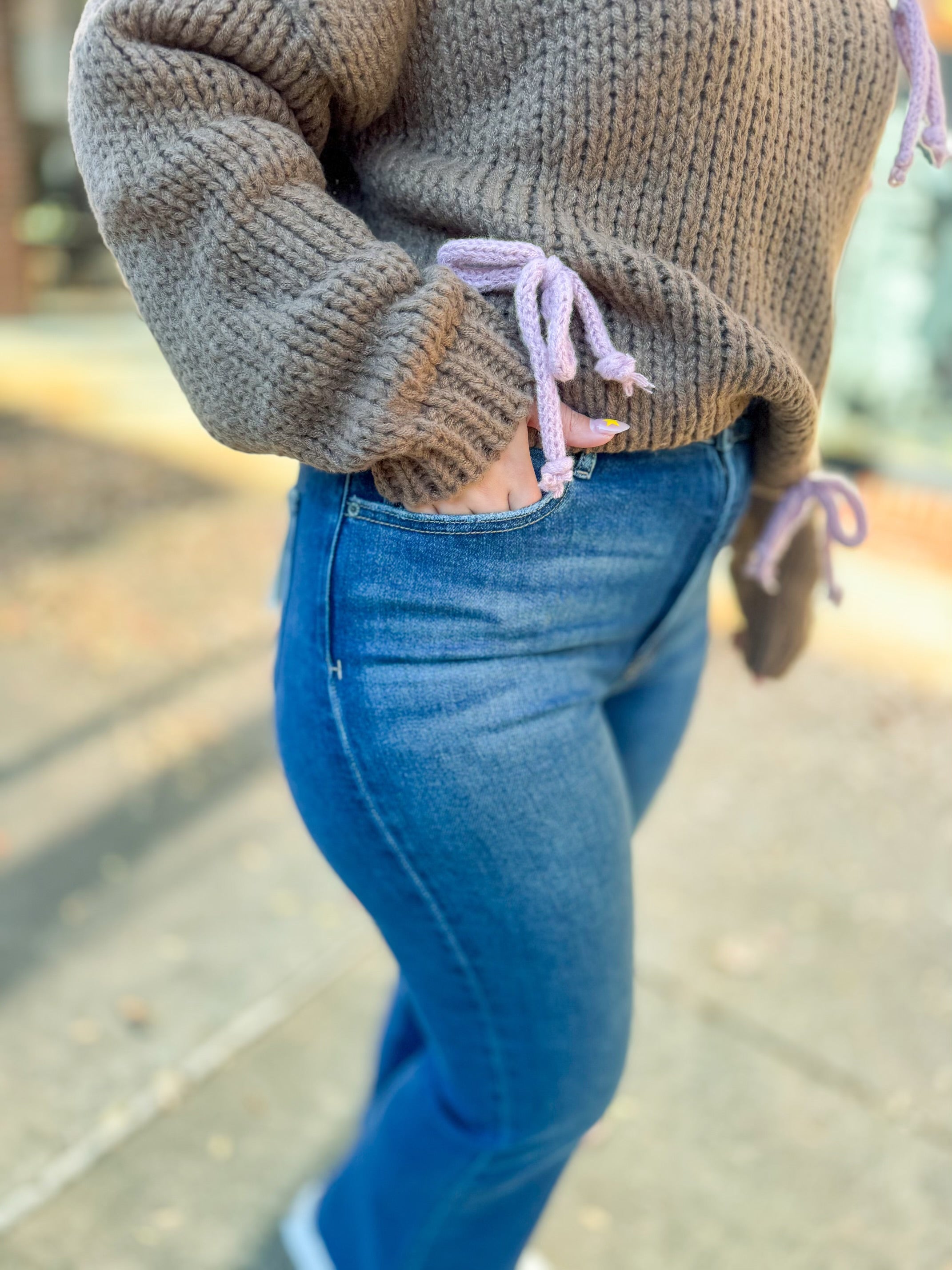 Hidden | Happi High Rise Cropped Flare-Bottoms - Denim-Hidden-Peachy Keen Boutique, Women's Fashion Boutique, Located in Cape Girardeau and Dexter, MO