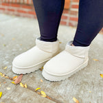 Cream Corduroy Ankle Bootie-Shoes - Boots-Chinese Laundry-Peachy Keen Boutique, Women's Fashion Boutique, Located in Cape Girardeau and Dexter, MO