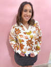 Baylee Floral Sweater Top-Tops - Sweaters-Main Strip-Peachy Keen Boutique, Women's Fashion Boutique, Located in Cape Girardeau and Dexter, MO