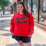 Touchdown Girl Crewneck-Tops - Sweatshirts-Peachy Keen Boutique-Peachy Keen Boutique, Women's Fashion Boutique, Located in Cape Girardeau and Dexter, MO