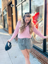 Houndstooth Wooven Shorts-Shorts-Molly Bracken-Peachy Keen Boutique, Women's Fashion Boutique, Located in Cape Girardeau and Dexter, MO