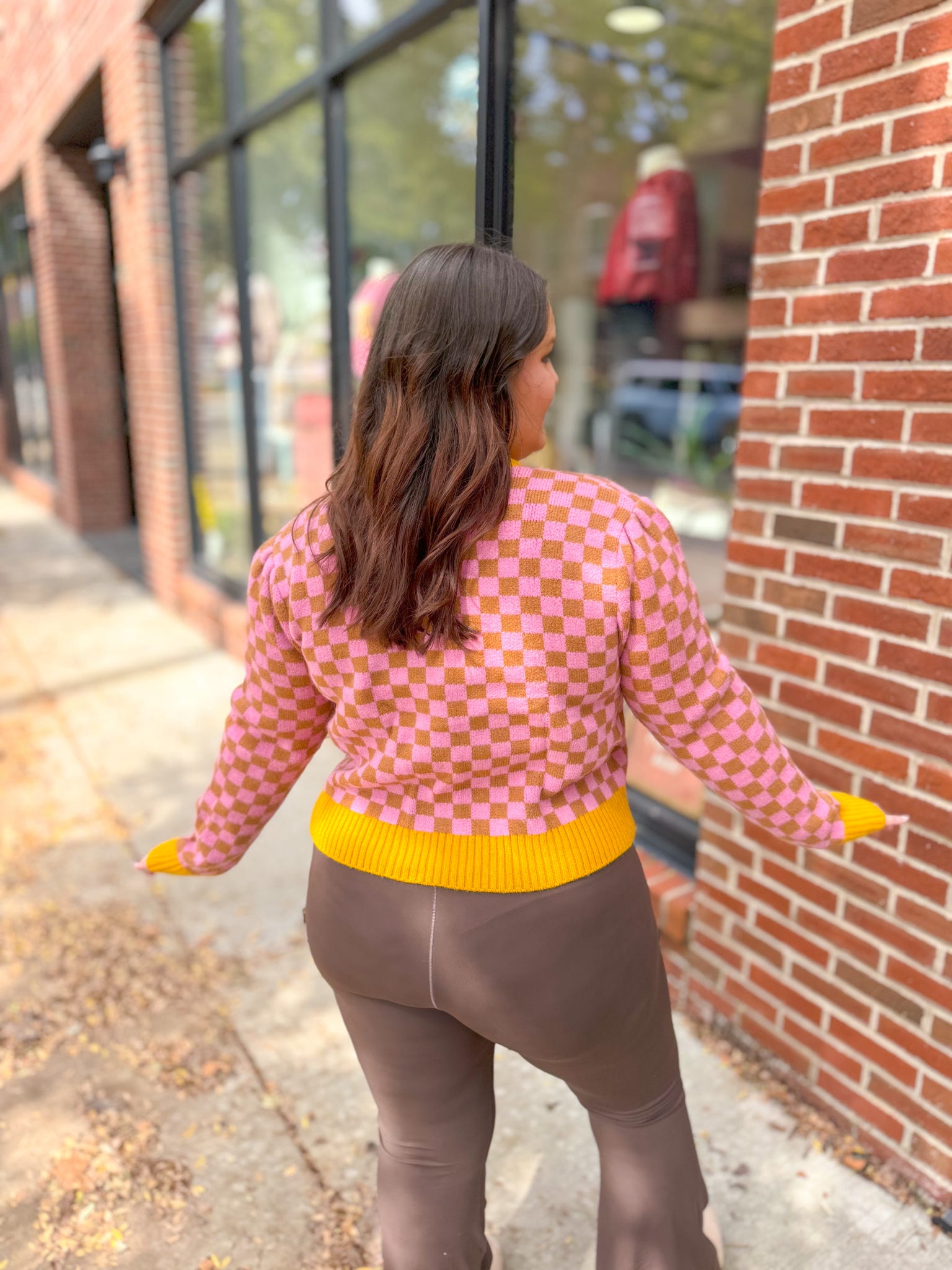 Kenli Checkered Cardigan-Tops - Cardigans-Anniewear-Peachy Keen Boutique, Women's Fashion Boutique, Located in Cape Girardeau and Dexter, MO