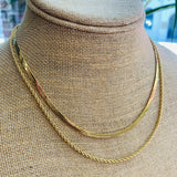 Tiffany Twisted Blade Necklace-Jewelry - Necklaces-3 Souls Jewelry-Peachy Keen Boutique, Women's Fashion Boutique, Located in Cape Girardeau and Dexter, MO