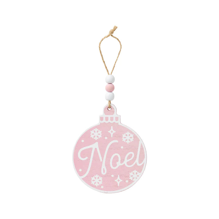 Noel Wood Ornament-Home - Decor-Collins-Peachy Keen Boutique, Women's Fashion Boutique, Located in Cape Girardeau and Dexter, MO