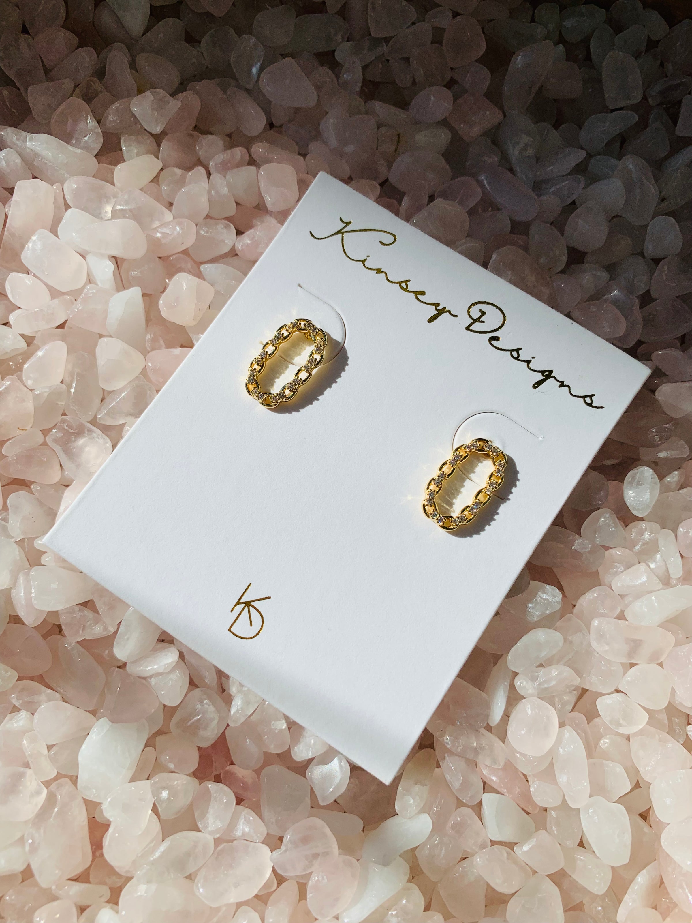 Everly Rhinestone Post Earrings-Kinsey Designs-Peachy Keen Boutique, Women's Fashion Boutique, Located in Cape Girardeau and Dexter, MO