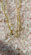 Dalila Simple Gold Crystal Initial Necklace-Necklace-Haute Mess Jewelry-Peachy Keen Boutique, Women's Fashion Boutique, Located in Cape Girardeau and Dexter, MO