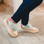 Penelope Muted Colorblock Sneaker-Shoes - Sneakers-Makers-Peachy Keen Boutique, Women's Fashion Boutique, Located in Cape Girardeau and Dexter, MO