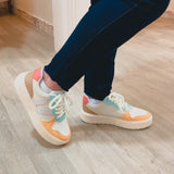 Penelope Muted Colorblock Sneaker-Shoes - Sneakers-Makers-Peachy Keen Boutique, Women's Fashion Boutique, Located in Cape Girardeau and Dexter, MO