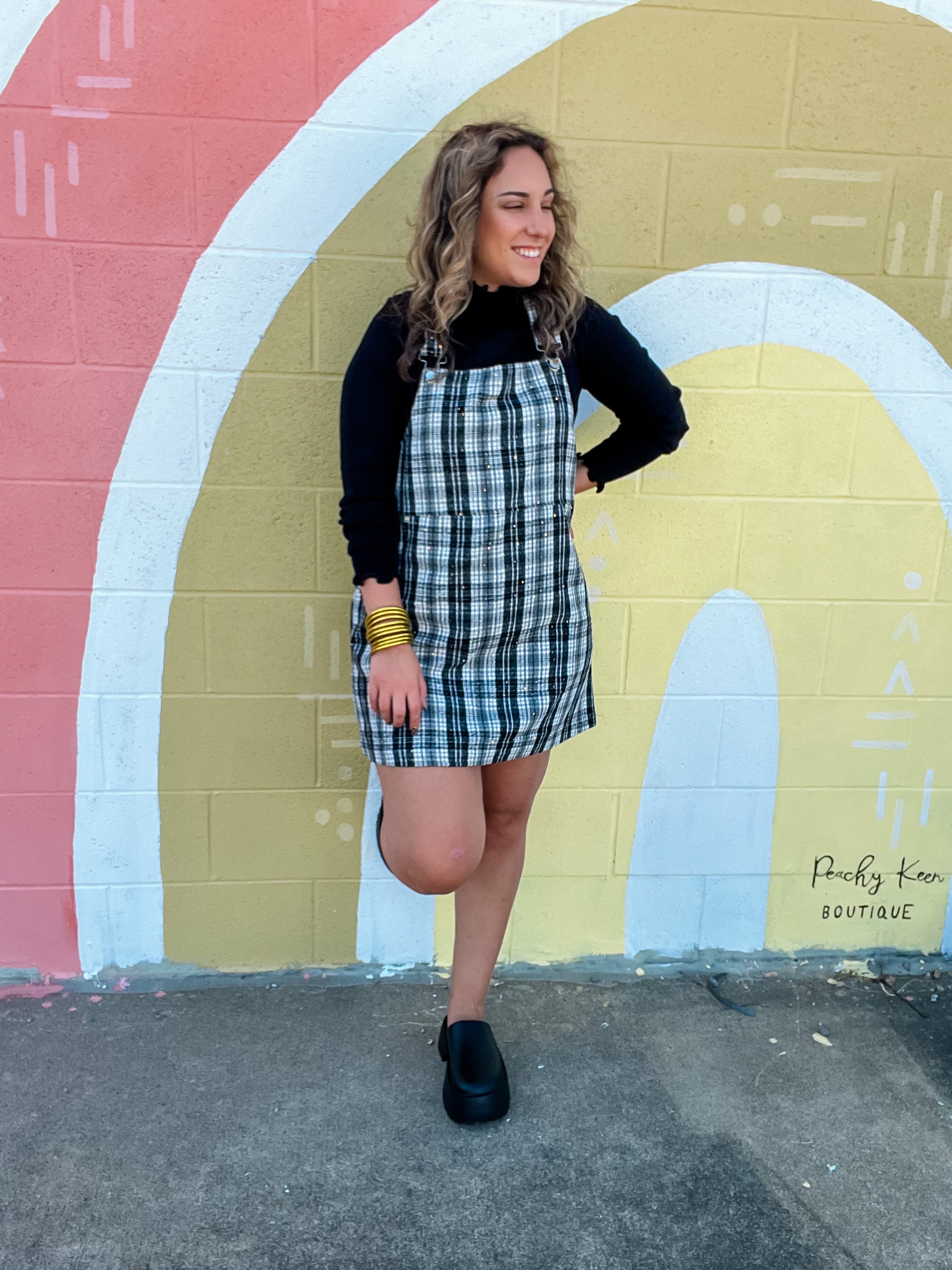 Black Ruffled Neck Knit Top-Tops-Molly Bracken-Peachy Keen Boutique, Women's Fashion Boutique, Located in Cape Girardeau and Dexter, MO