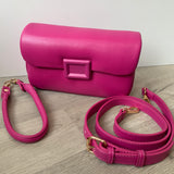 Magenta Square Pillow Bag-Bags - Purses & Handbags-BC-Peachy Keen Boutique, Women's Fashion Boutique, Located in Cape Girardeau and Dexter, MO