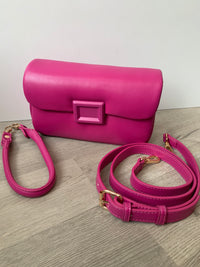 Magenta Square Pillow Bag-241 Purses/Wallets-BC-Peachy Keen Boutique, Women's Fashion Boutique, Located in Cape Girardeau and Dexter, MO