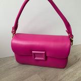 Magenta Square Pillow Bag-Bags - Purses & Handbags-BC-Peachy Keen Boutique, Women's Fashion Boutique, Located in Cape Girardeau and Dexter, MO