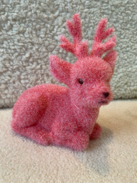 Flocked Sitting Deer Decor-Home-One Hundred 80-Peachy Keen Boutique, Women's Fashion Boutique, Located in Cape Girardeau and Dexter, MO