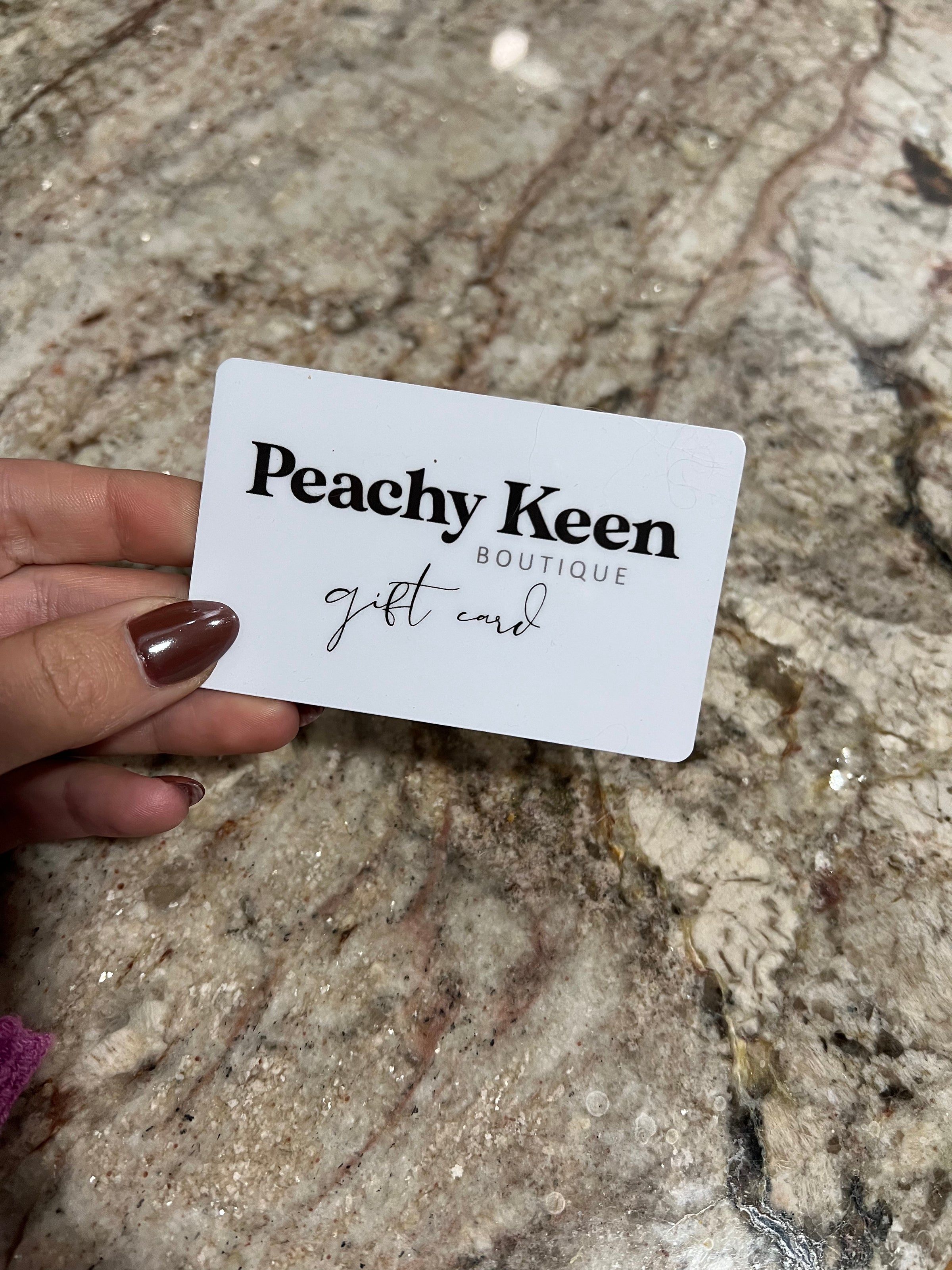 Gift Card-Peachy Keen Boutique-Peachy Keen Boutique, Women's Fashion Boutique, Located in Cape Girardeau and Dexter, MO