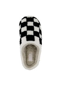 Black & White Checkered Slippers-slipper-MIA-Peachy Keen Boutique, Women's Fashion Boutique, Located in Cape Girardeau and Dexter, MO