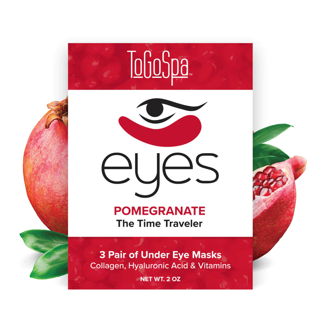 Pomegranate Eye Mask-eye mask-ToGoSpa-Peachy Keen Boutique, Women's Fashion Boutique, Located in Cape Girardeau and Dexter, MO