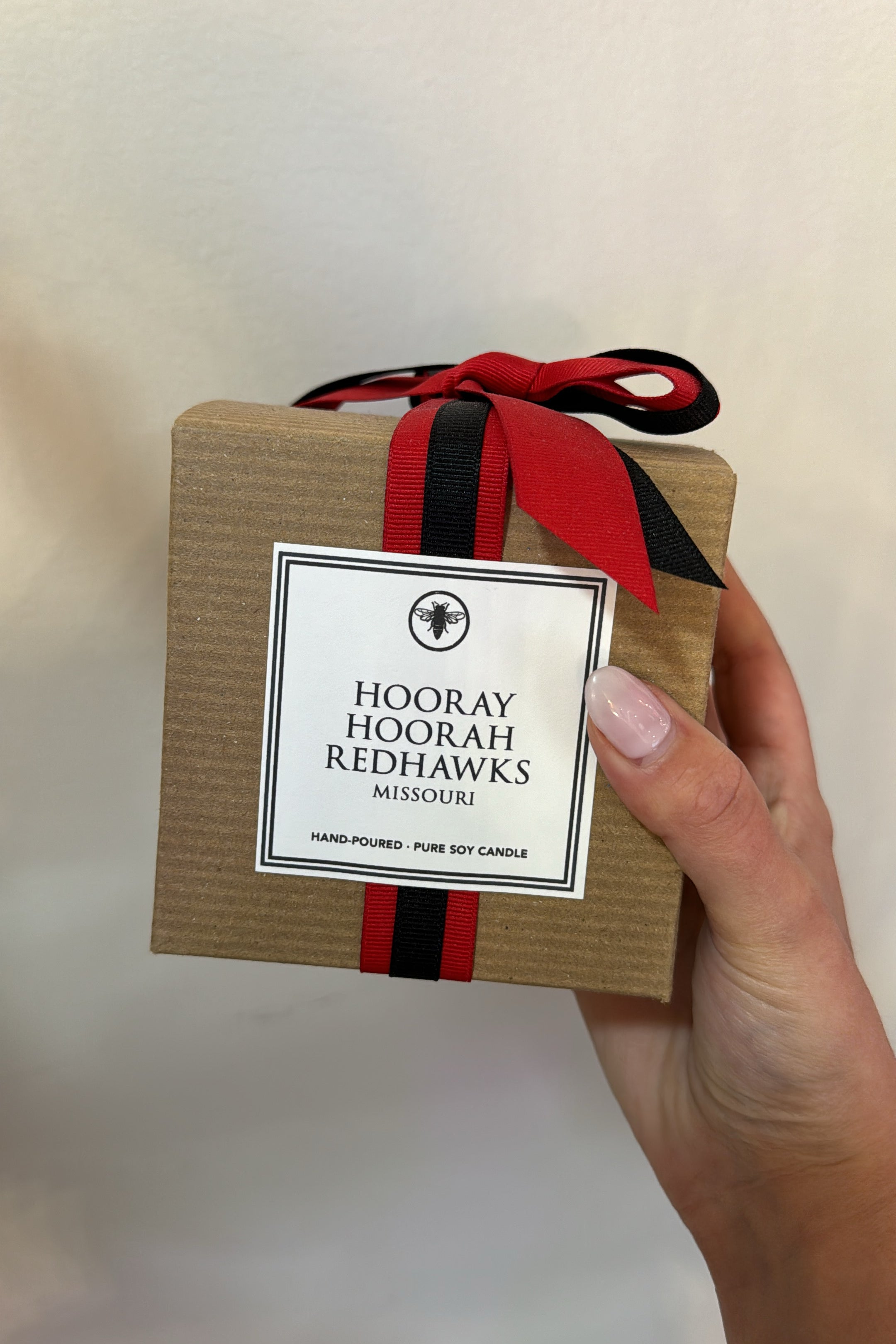 Hooray Hoorah Redhawks Candle-Home - Fragrance - Candles-Ella B-Peachy Keen Boutique, Women's Fashion Boutique, Located in Cape Girardeau and Dexter, MO