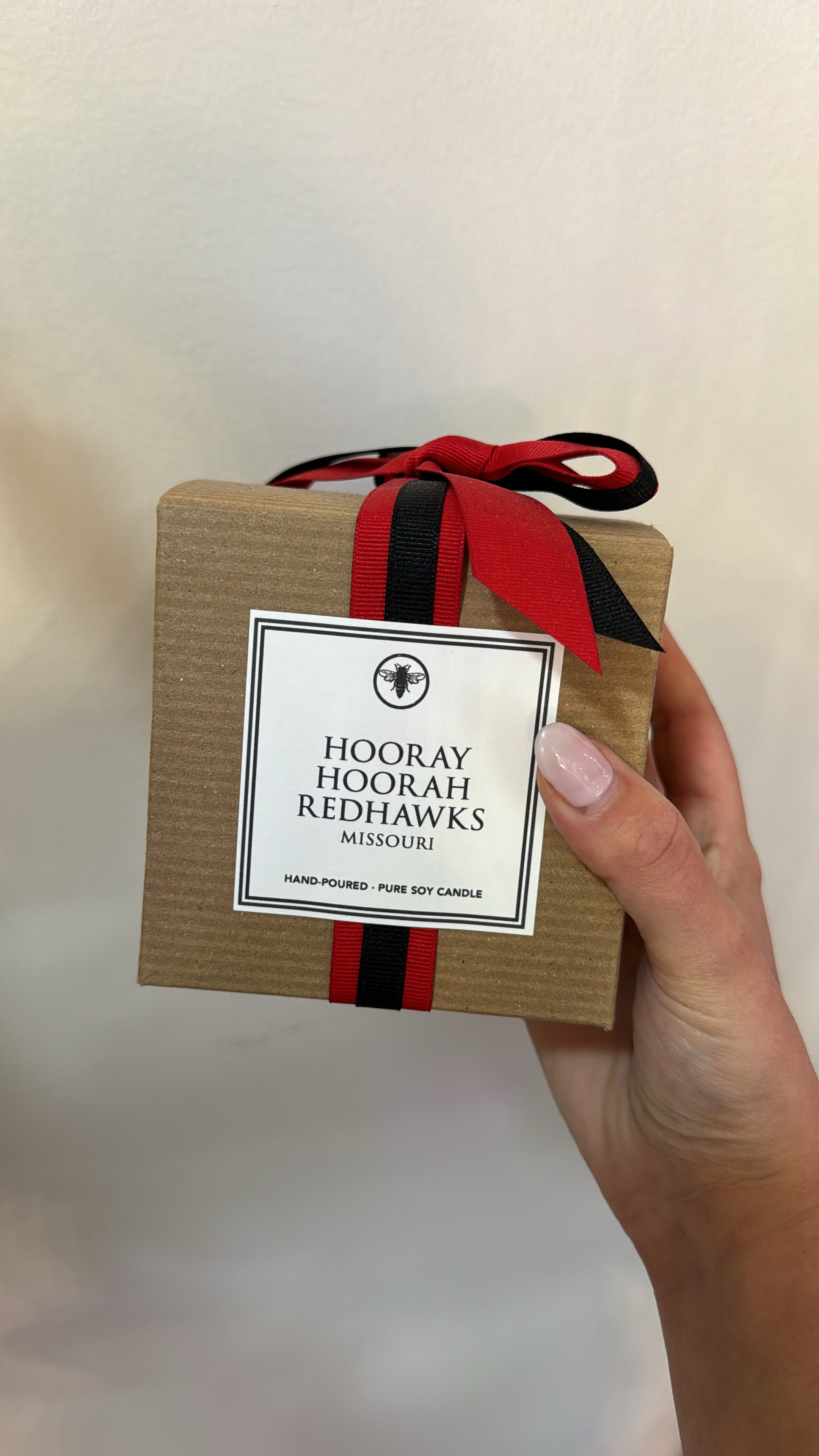 Hooray Hoorah Redhawks Candle-Home - Fragrance - Candles-Ella B-Peachy Keen Boutique, Women's Fashion Boutique, Located in Cape Girardeau and Dexter, MO