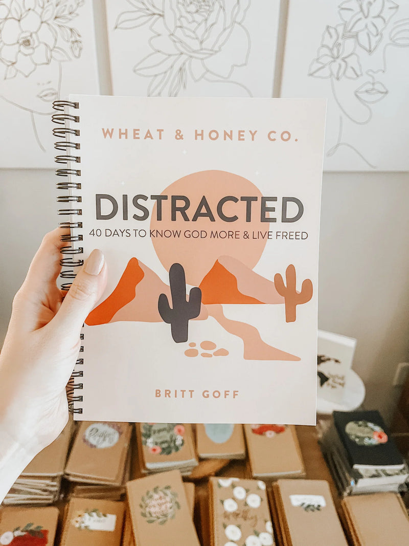 Distracted: 40 Days To know God more-devotionals-Wheat & Honey Co.-Peachy Keen Boutique, Women's Fashion Boutique, Located in Cape Girardeau and Dexter, MO