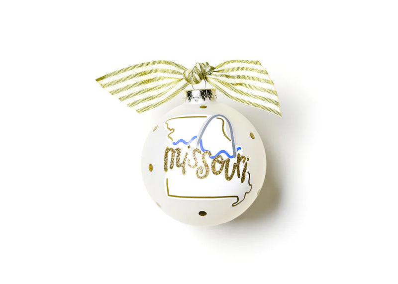 Missouri Motif Glass Ornament-310 Home-Happy Everything-Peachy Keen Boutique, Women's Fashion Boutique, Located in Cape Girardeau and Dexter, MO