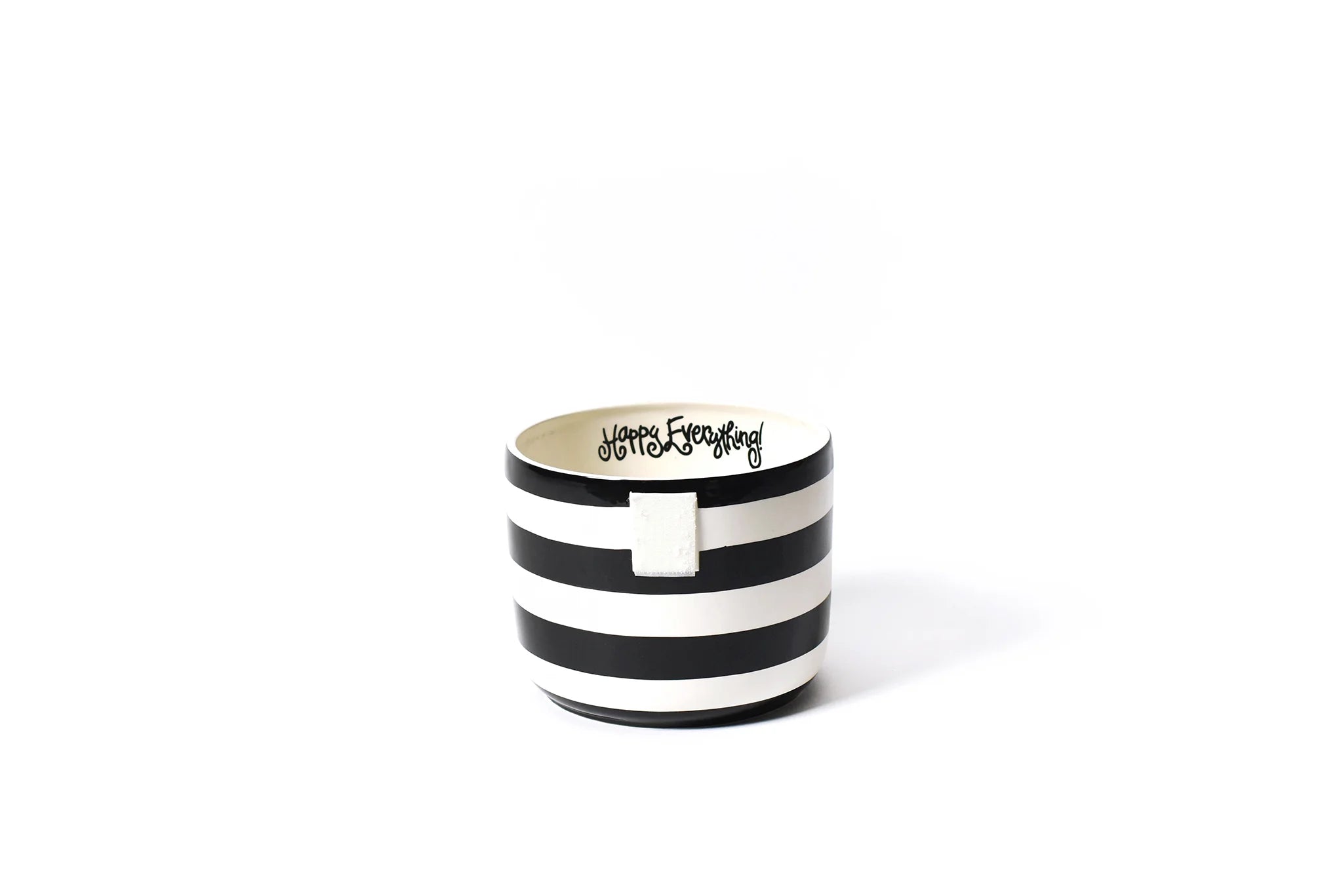 Black Stripe Mini Happy Everything! Bowl-Happy Everything-Peachy Keen Boutique, Women's Fashion Boutique, Located in Cape Girardeau and Dexter, MO
