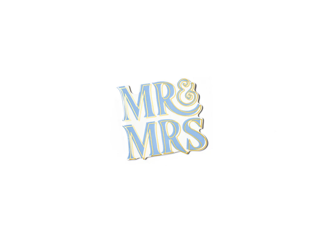 Blue Mr. and Mrs. Mini Attachment-Home - Decor-Happy Everything-Peachy Keen Boutique, Women's Fashion Boutique, Located in Cape Girardeau and Dexter, MO