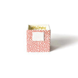 Red Small Dot Mini Nesting Cube Small-Home - Decor-Happy Everything-Peachy Keen Boutique, Women's Fashion Boutique, Located in Cape Girardeau and Dexter, MO