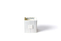 Stone Stripe Mini Nesting Cube Medium-310 Home-Happy Everything-Peachy Keen Boutique, Women's Fashion Boutique, Located in Cape Girardeau and Dexter, MO