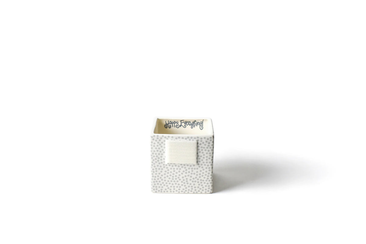Gray Small Dot Mini Nesting Cube Small-310 Home-Happy Everything-Peachy Keen Boutique, Women's Fashion Boutique, Located in Cape Girardeau and Dexter, MO