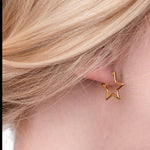 Superstar Gold Star Earring-Jewelry - Earrings-Kinsey Designs-Peachy Keen Boutique, Women's Fashion Boutique, Located in Cape Girardeau and Dexter, MO