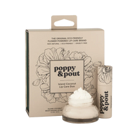 Lip Care Duo, Island Coconut-320 Body-Poppy & Pout-Peachy Keen Boutique, Women's Fashion Boutique, Located in Cape Girardeau and Dexter, MO