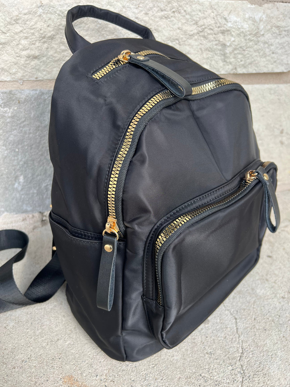 Black Nylon Backpack-241 Purses/Wallets-Kaydee Lynn-Peachy Keen Boutique, Women's Fashion Boutique, Located in Cape Girardeau and Dexter, MO
