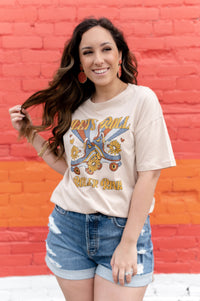 Let's Roll Oversized Graphic Tee-Graphic Tee-Tres Bien-Peachy Keen Boutique, Women's Fashion Boutique, Located in Cape Girardeau and Dexter, MO