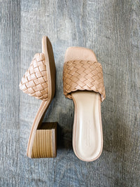 Nude Quilted Square Toe Heels-220 Shoes-Ccocci-Peachy Keen Boutique, Women's Fashion Boutique, Located in Cape Girardeau and Dexter, MO