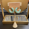 Jelly Hoop Earrings-hoop earrings-Golden Stella-Peachy Keen Boutique, Women's Fashion Boutique, Located in Cape Girardeau and Dexter, MO