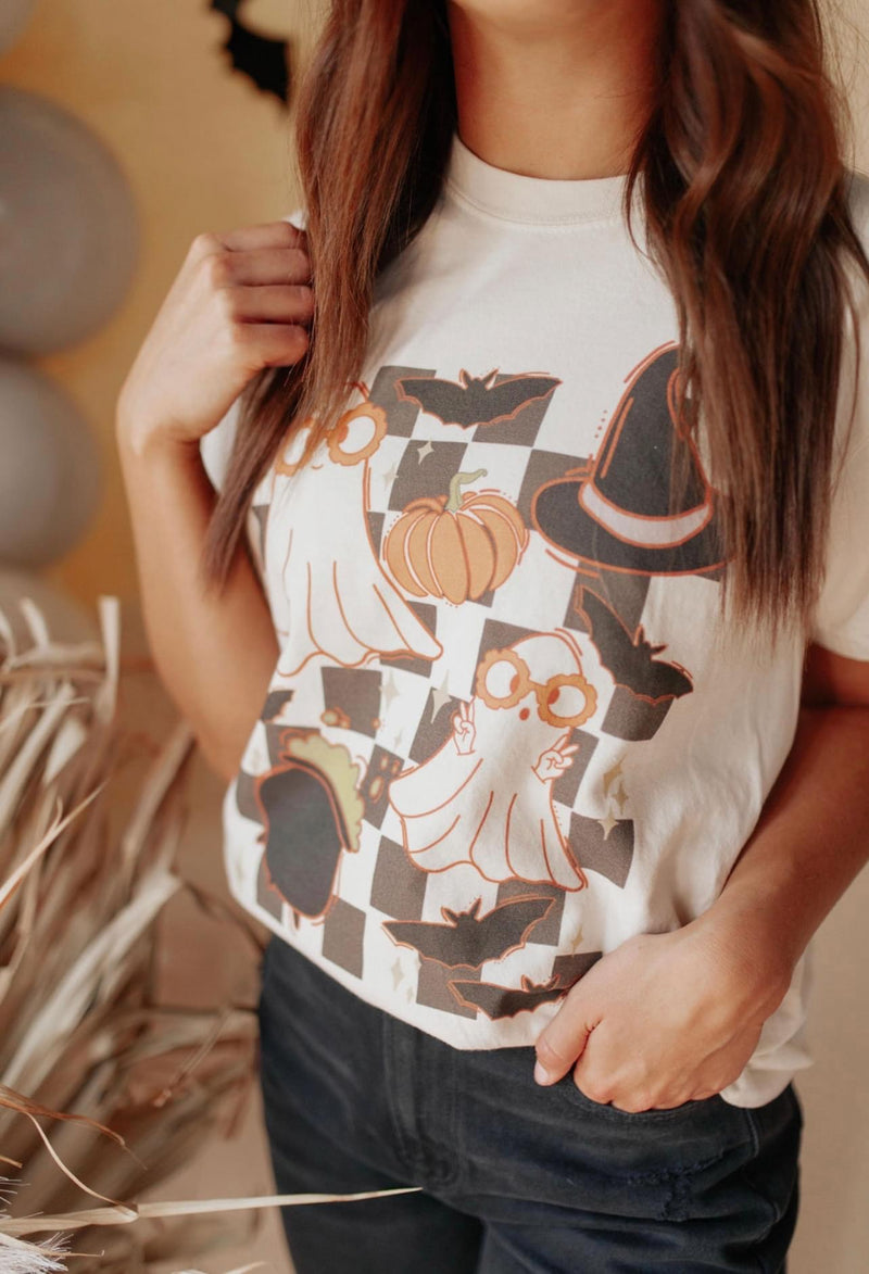 Trendy Ghost Graphic Tee
